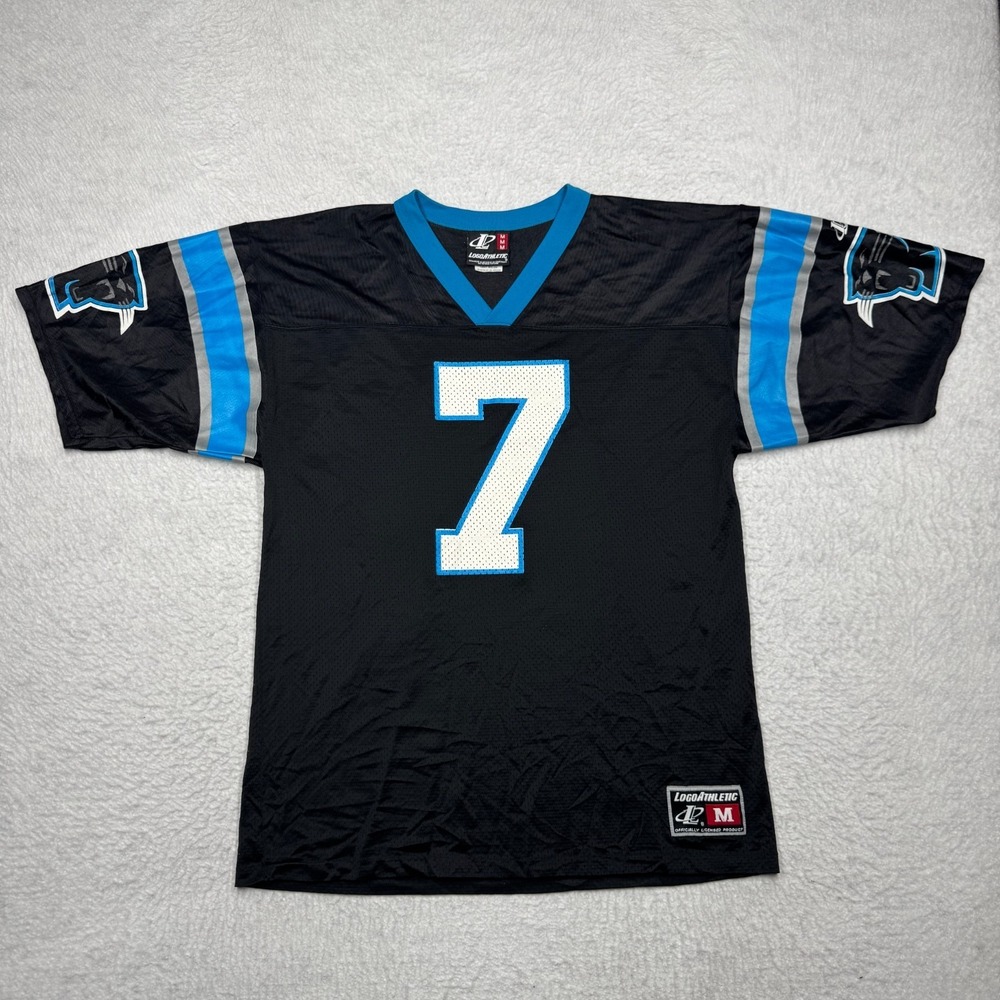 Vintage 90s Logo Athletic Carolina Panthers #7 Blank Jersey Shirt Men's‎ Size M
